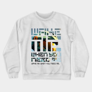 Halo geometric game quotes - Master chief - Spartan 117 - WQ01-v3 Crewneck Sweatshirt